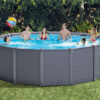 Graphite Gray Panel Pool Set  4.78 Cm X 1.24Cm