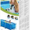 Rectangular Metal Frame Pool 260 x 160 x 65 cm Without Filter - Image 3