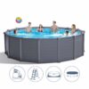 Graphite Gray Panel Pool Set  4.78 Cm X 1.24Cm - Image 2