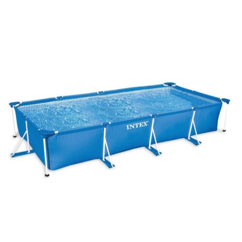 Rectangular Metal Frame Pool 450 X 220 X 84Cm