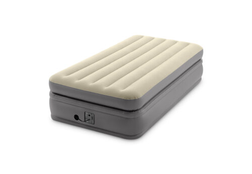 Twin Dura-Beam Prime Comfort Elevated Airbed with Internal Pump 50Cm