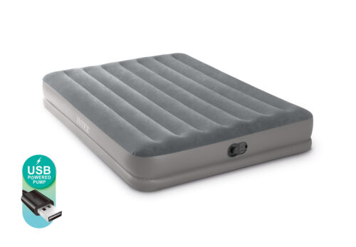Queen Dura-Beam Prestige Mid-Rise Airbed with FastFill USB Pump 30Cm