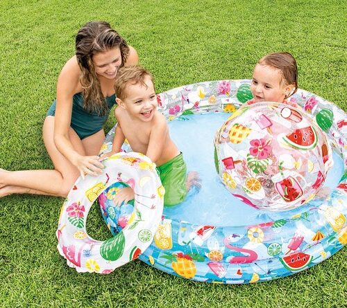Tropical Pool, Tube, Ball