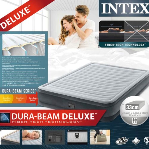 QUEEN DURA-BEAM COMFORT-PLUSH AIRBED WITH BIP (w/220-240V Built-in Pump) - Image 9