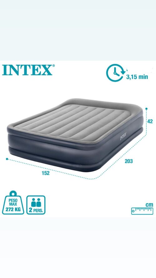 QUEEN DELUXE PILLOW REST AIRBED W/ FIBER-TECH RP (w/220-240V Internal Pump)   NEW