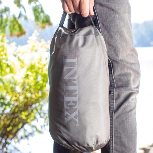 Intex Premaire Dura-Beam Camping Mat w/ USB150, Inflated Size: 76cm x 1.91m x 17cm - Image 5