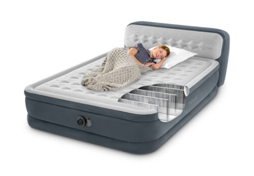 Ultra Plush Headboard Airbed Queen 2-Persons - With Build-in Pump - Image 5