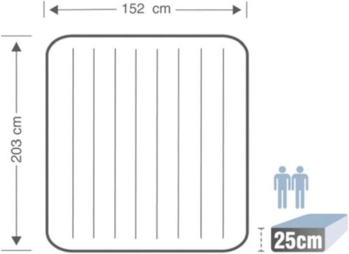 Intex QUEEN DURA-BEAM DOWNY AIRBED WITH FOOT - Image 4