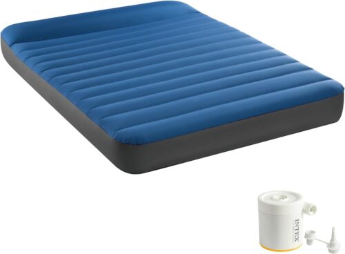 Intex Full Dura-Beam Premaire Camping Mattress w/ USB150, Inflated Size: 1.37m x 1.91m x 22cm - Image 5