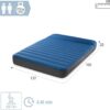 Intex Full Dura-Beam Premaire Camping Mattress w/ USB150, Inflated Size: 1.37m x 1.91m x 22cm