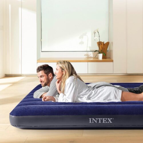 Intex Inflatable Bed multicoloured, 183 x 203 x 25 cm - Image 5