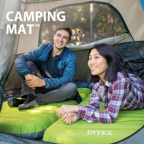 Intex Premaire Dura-Beam Camping Mat w/ USB150, Inflated Size: 76cm x 1.91m x 17cm - Image 2